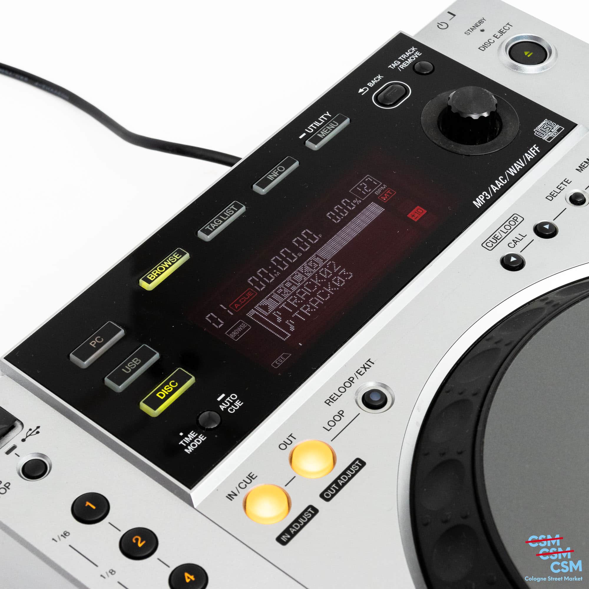 Pioneer-DJ-CDJ-850-Silber- 