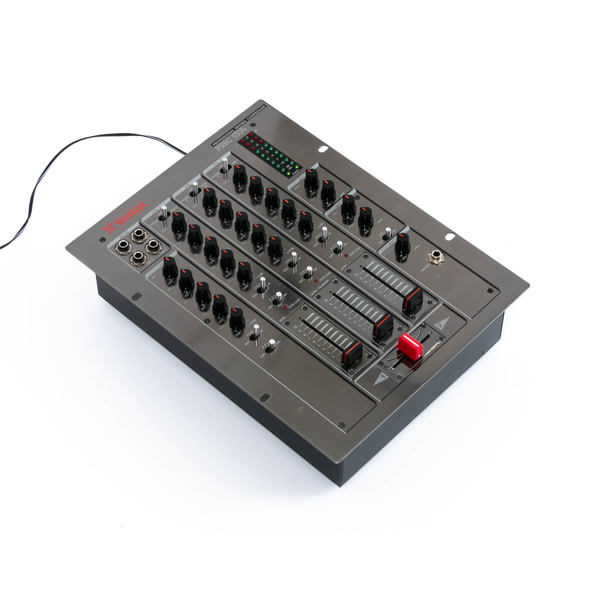 Vestax PMC-17A DJ ミキサー オーテクプラグ付 通電確認有 Vestax/DJ