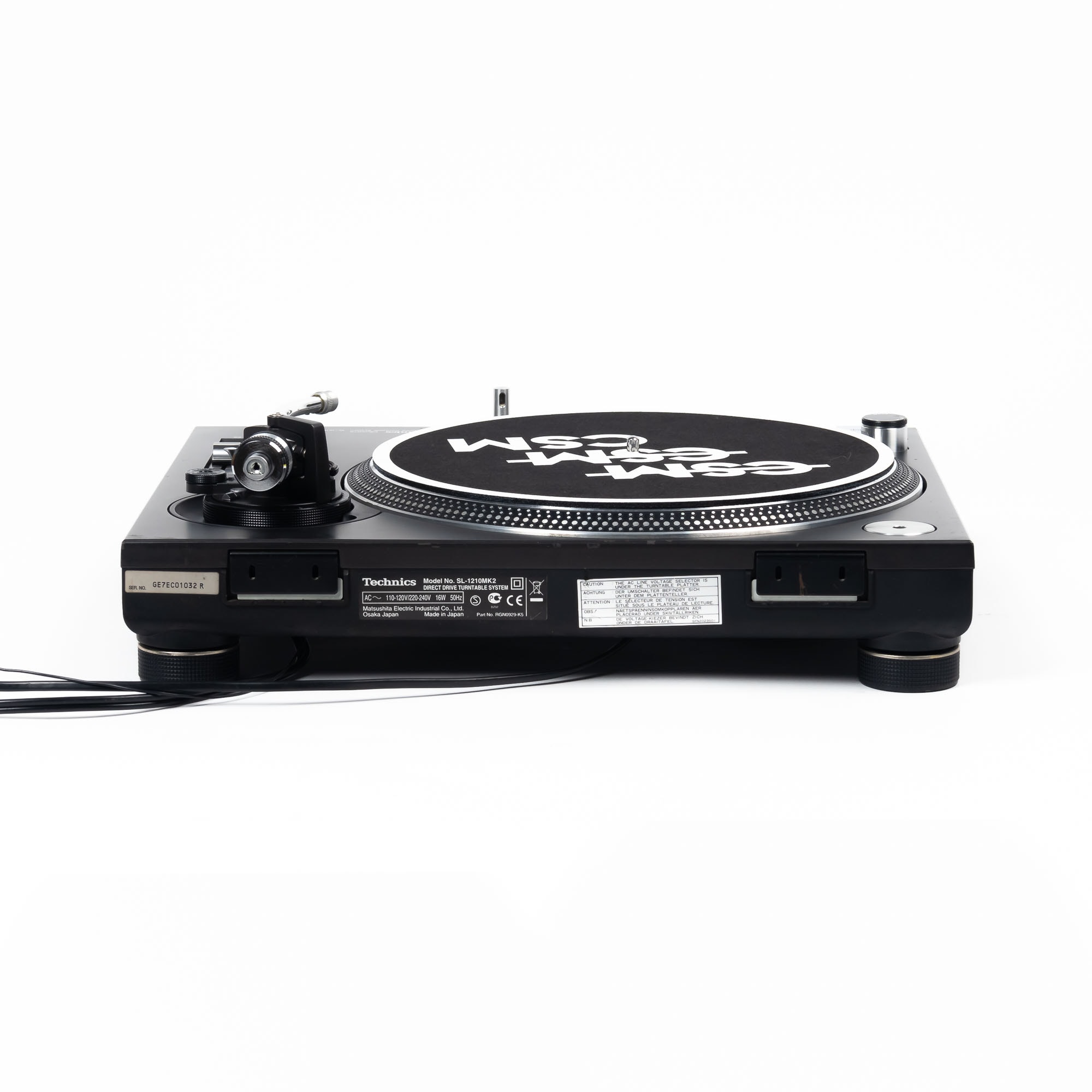 Technics SL 1210 MK2 | CSM - Cologne Street Market