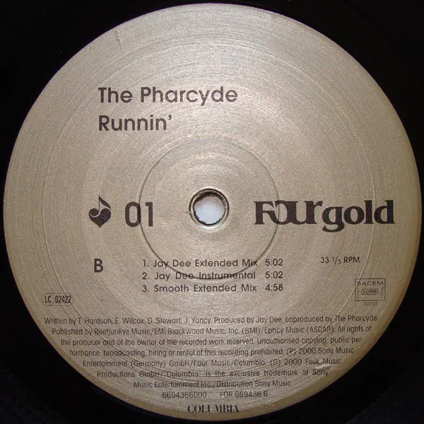 The Pharcyde – Passin’ Me By / Runnin’-2 The Pharcyde – Passin’ Me By / Runnin’-2