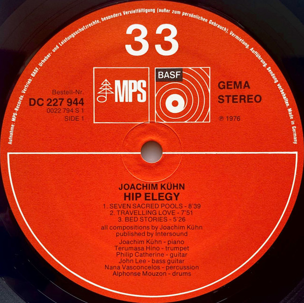 Joachim Kühn Feat. Alphonse Mouzon – Hip Elegy-4 Joachim Kühn Feat. Alphonse Mouzon – Hip Elegy-4