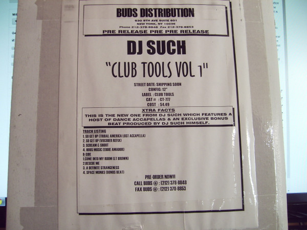 DJ Such – Club Tools Vol 1-2 DJ Such – Club Tools Vol 1-2
