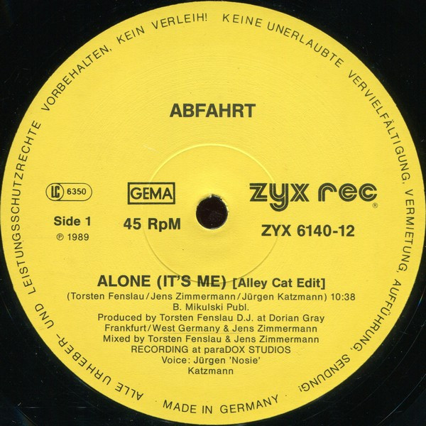Abfahrt – Alone (It’s Me)-2 Abfahrt – Alone (It’s Me)-2
