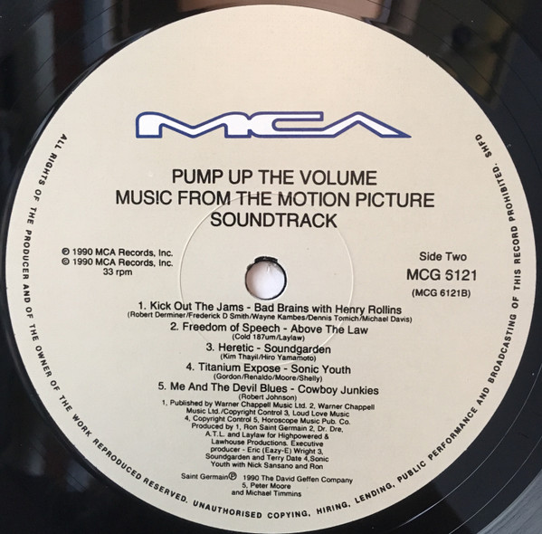 Various – Pump Up The Volume : Music From The Original Motion Picture Soundtrack-4 Various – Pump Up The Volume : Music From The Original Motion Picture Soundtrack-4