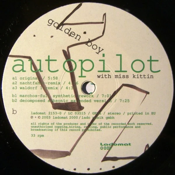Golden Boy With Miss Kittin – Autopilot-3 Golden Boy With Miss Kittin – Autopilot-3