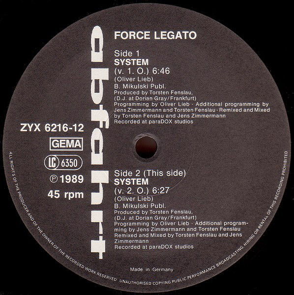 Force Legato – System-2 Force Legato – System-2