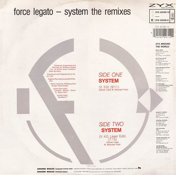 Force Legato – System (The Remixes)-1 Force Legato – System (The Remixes)-1