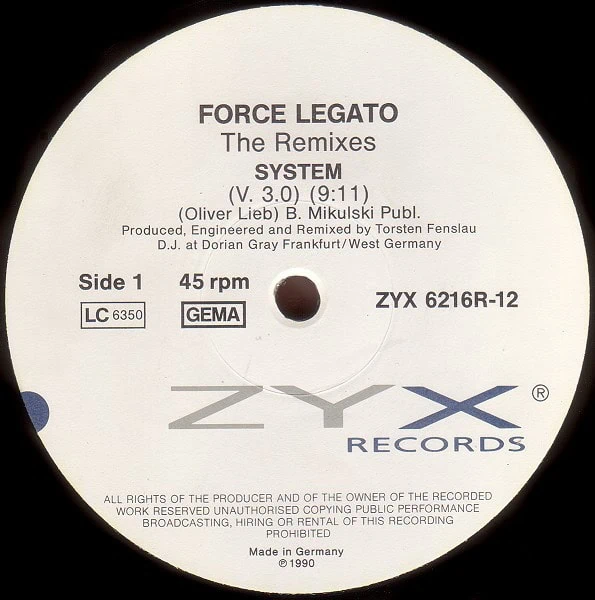 Force Legato – System (The Remixes)-2 Force Legato – System (The Remixes)-2