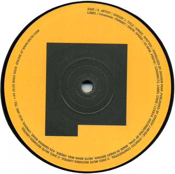 Speedy J – Krekc-2 Speedy J – Krekc-2