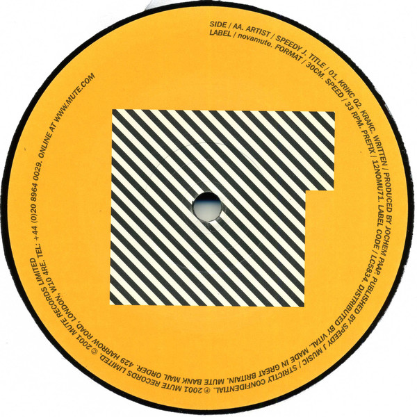 Speedy J – Krekc-3 Speedy J – Krekc-3