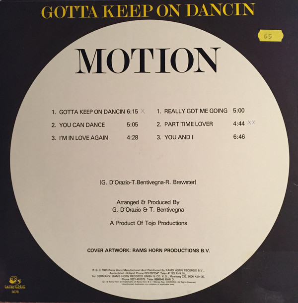Motion (3) – Gotta Keep On Dancin’-1 Motion (3) – Gotta Keep On Dancin’-1