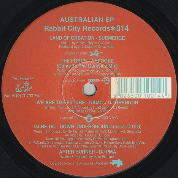 30127 05732893611c596fc1791611c596fc17921629247855611c596fc1794 Various - Australian EP-0