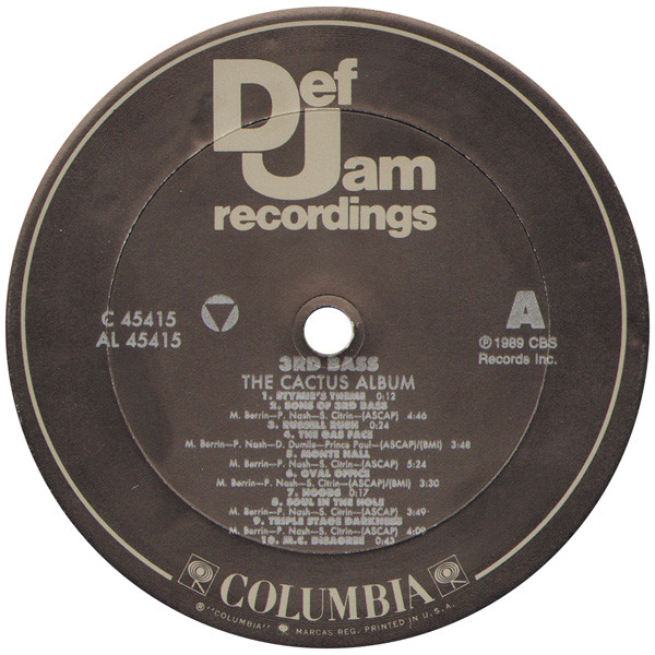 3rd Bass – The Cactus Album-2 3rd Bass – The Cactus Album-2