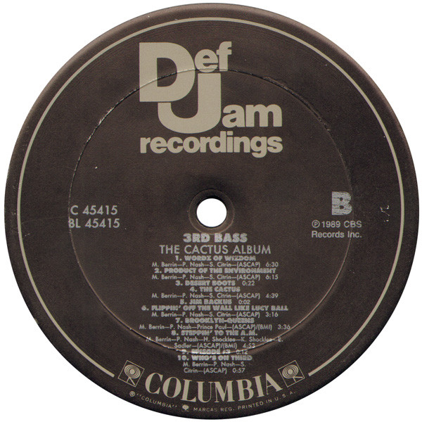 3rd Bass – The Cactus Album-3 3rd Bass – The Cactus Album-3