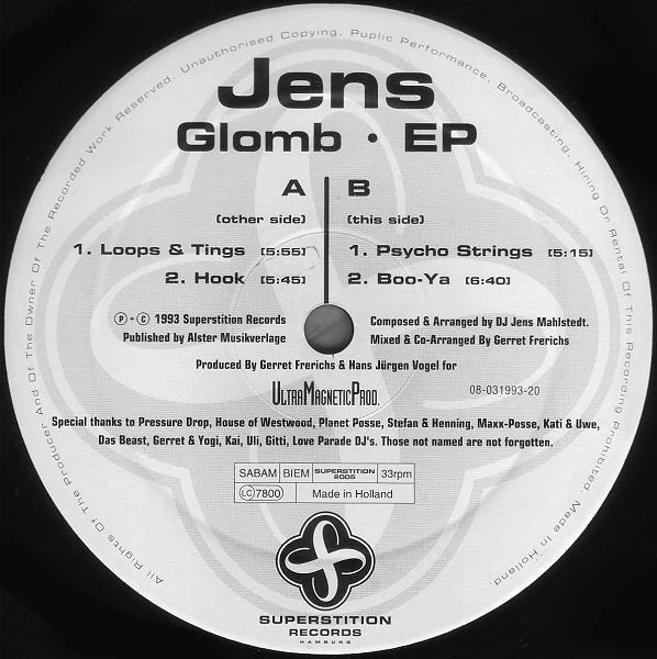 Jens – Glomb EP-2 Jens – Glomb EP-2
