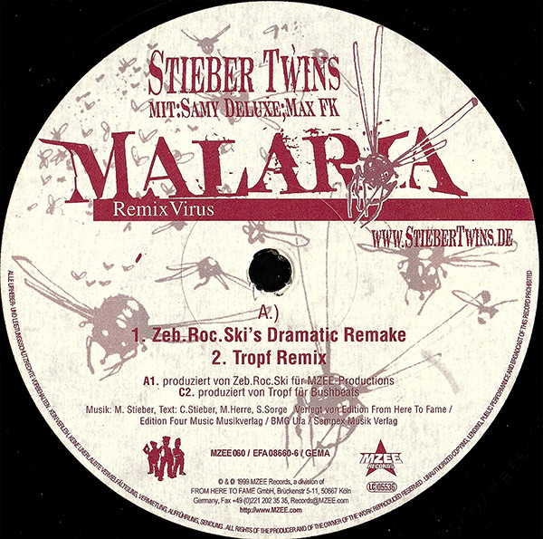 Stieber Twins Mit: Samy Deluxe ; Max Herre – Malaria (Remix Virus)-1 Stieber Twins Mit: Samy Deluxe ; Max Herre – Malaria (Remix Virus)-1