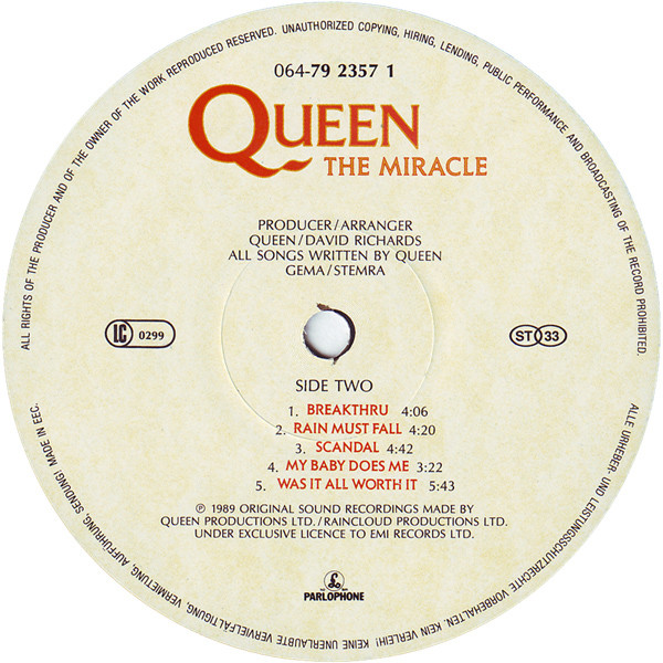 Queen – The Miracle-3 Queen – The Miracle-3