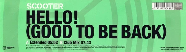 Scooter – Hello! (Good To Be Back)-3 Scooter – Hello! (Good To Be Back)-3