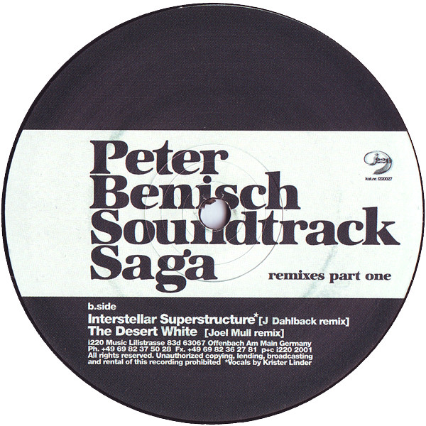 Peter Benisch – Soundtrack Saga (Remixes Part One)-1 Peter Benisch – Soundtrack Saga (Remixes Part One)-1