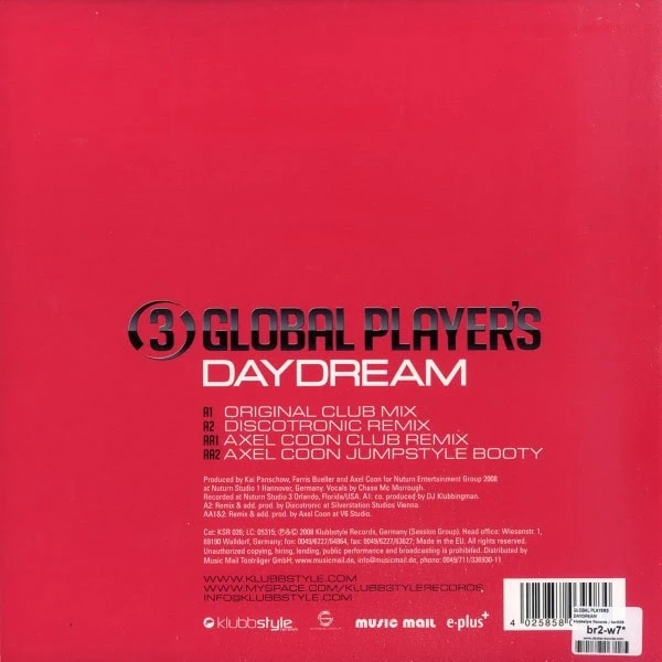 3 Global Player’s – Daydream-1 3 Global Player’s – Daydream-1