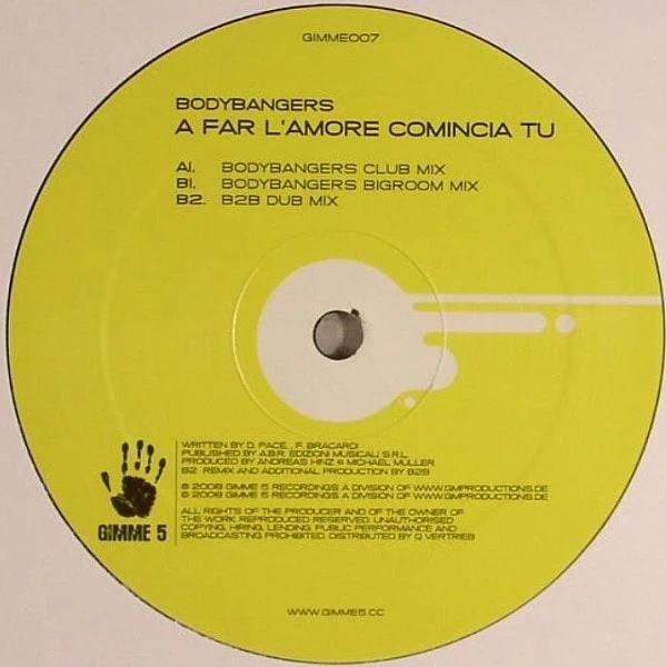 Bodybangers – A Far L’Amore Comincia Tu-1 Bodybangers – A Far L’Amore Comincia Tu-1