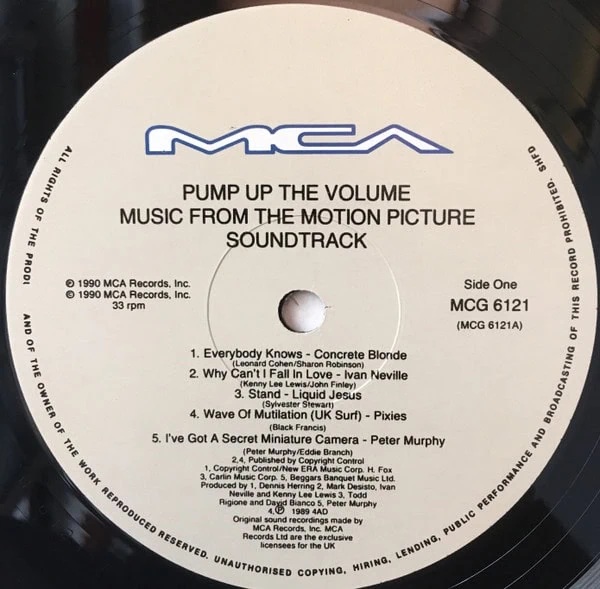 Various – Pump Up The Volume : Music From The Original Motion Picture Soundtrack-3