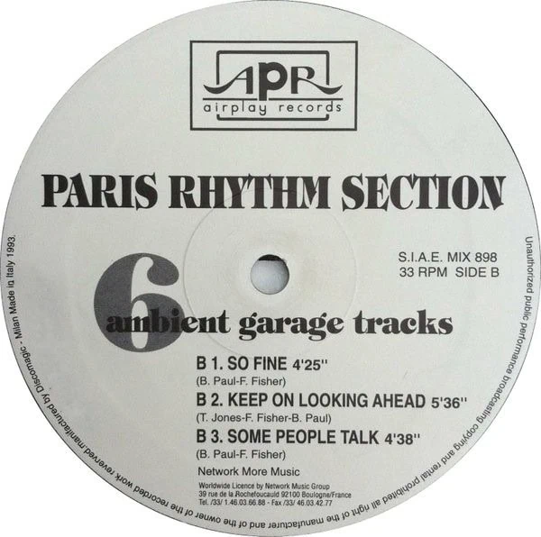 Paris Rhythm Section – 6 Ambient Garage Tracks-3 Paris Rhythm Section – 6 Ambient Garage Tracks-3