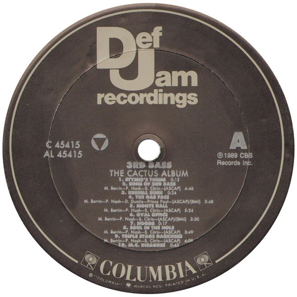 3rd Bass – The Cactus Album-2 3rd Bass – The Cactus Album-2