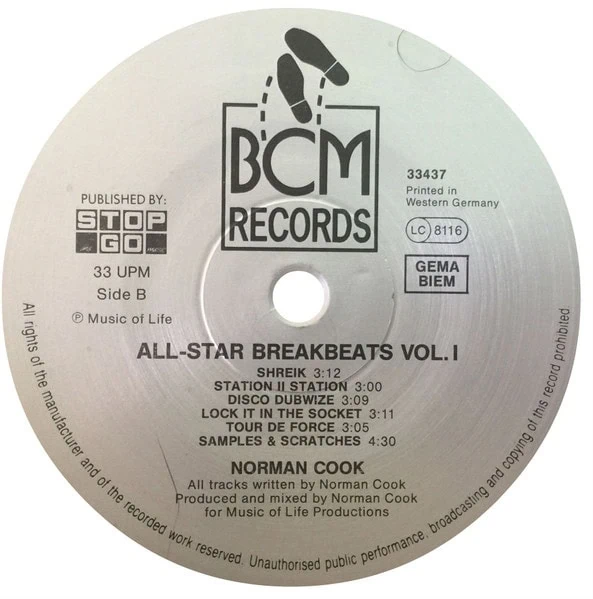 Norman Cook – All-Star Breakbeats Volume 1-3 Norman Cook – All-Star Breakbeats Volume 1-3