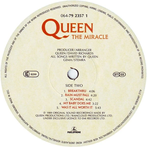 Queen – The Miracle-3 Queen – The Miracle-3