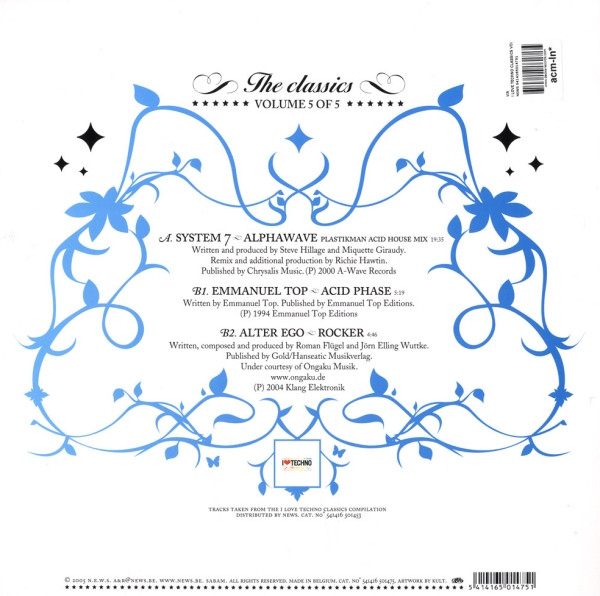 Various – I Love Techno – The Classics – Volume 5 Of 5-3