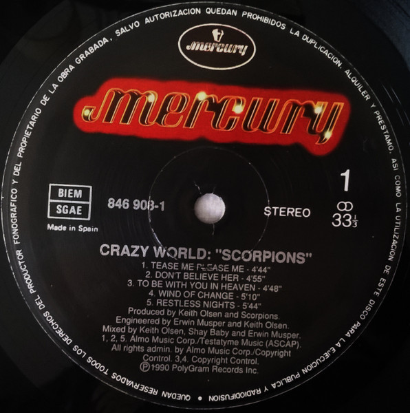 Scorpions – Crazy World-2