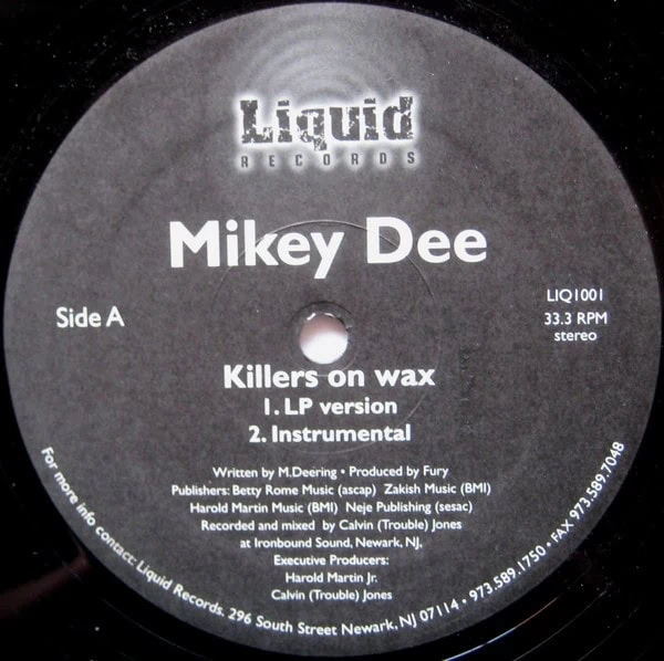 MC Mikey D - Killers On Wax / J.Q.N.Y. (Jamaica, Queens New York)-0