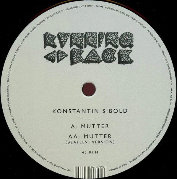 Konstantin Sibold – Mutter-1 Konstantin Sibold – Mutter-1