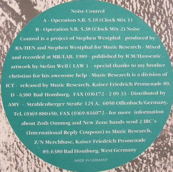 Noise Control – Operation S.B. (Clockmix Part 1 & 2)-2 Noise Control – Operation S.B. (Clockmix Part 1 & 2)-2
