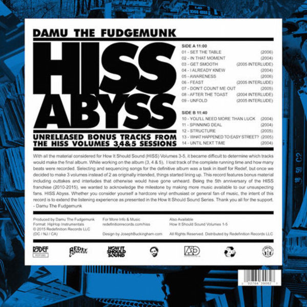 HISS Abyss: Unreleased Bonus Tracks From The HISS Volumes 3, 4 & 5 Sessions-1 HISS Abyss: Unreleased Bonus Tracks From The HISS Volumes 3, 4 & 5 Sessions-1