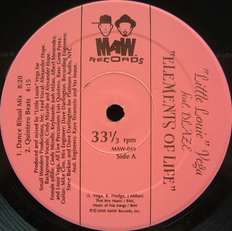 "Little Louie" Vega* Feat. Blaze-0