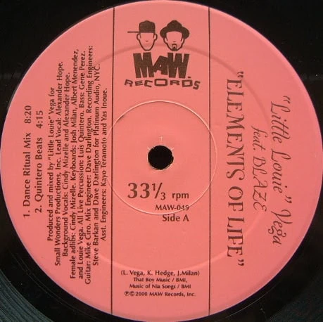 "Little Louie" Vega* Feat. Blaze-0